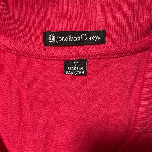 Jonathan Corey Pink Polo Shirt with Classic Collar - Picture 3 of 8